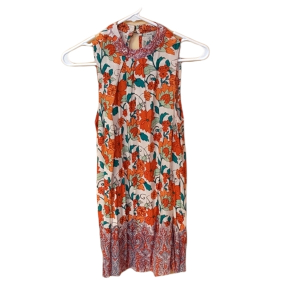 Ecote Dresses & Skirts - ECOTE Or and and Cream Floral Dress